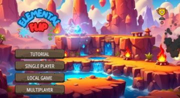 Captura de Tela do Jogo Elemental Flip