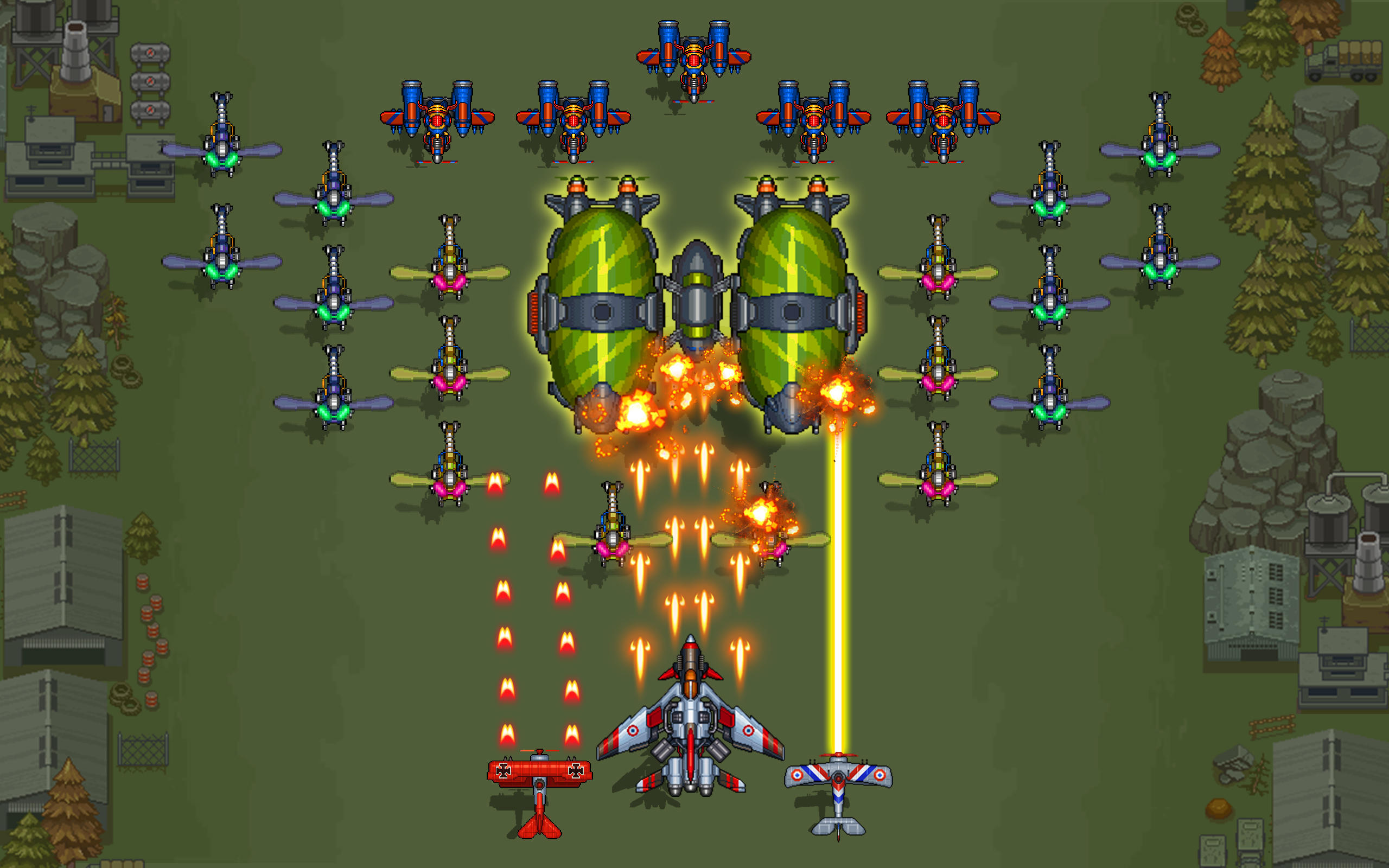 1945 Air Force: 街機飛機射擊 遊戲截圖