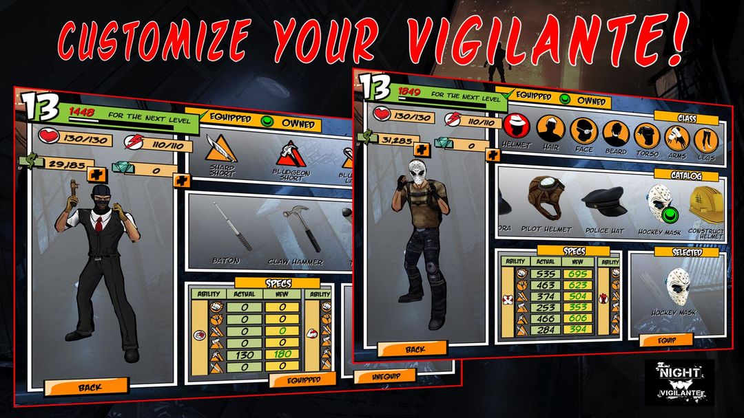 Night Vigilante 게임 스크린 샷