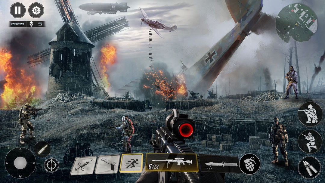 Screenshot of FPS Ops - Gun Shooting Games