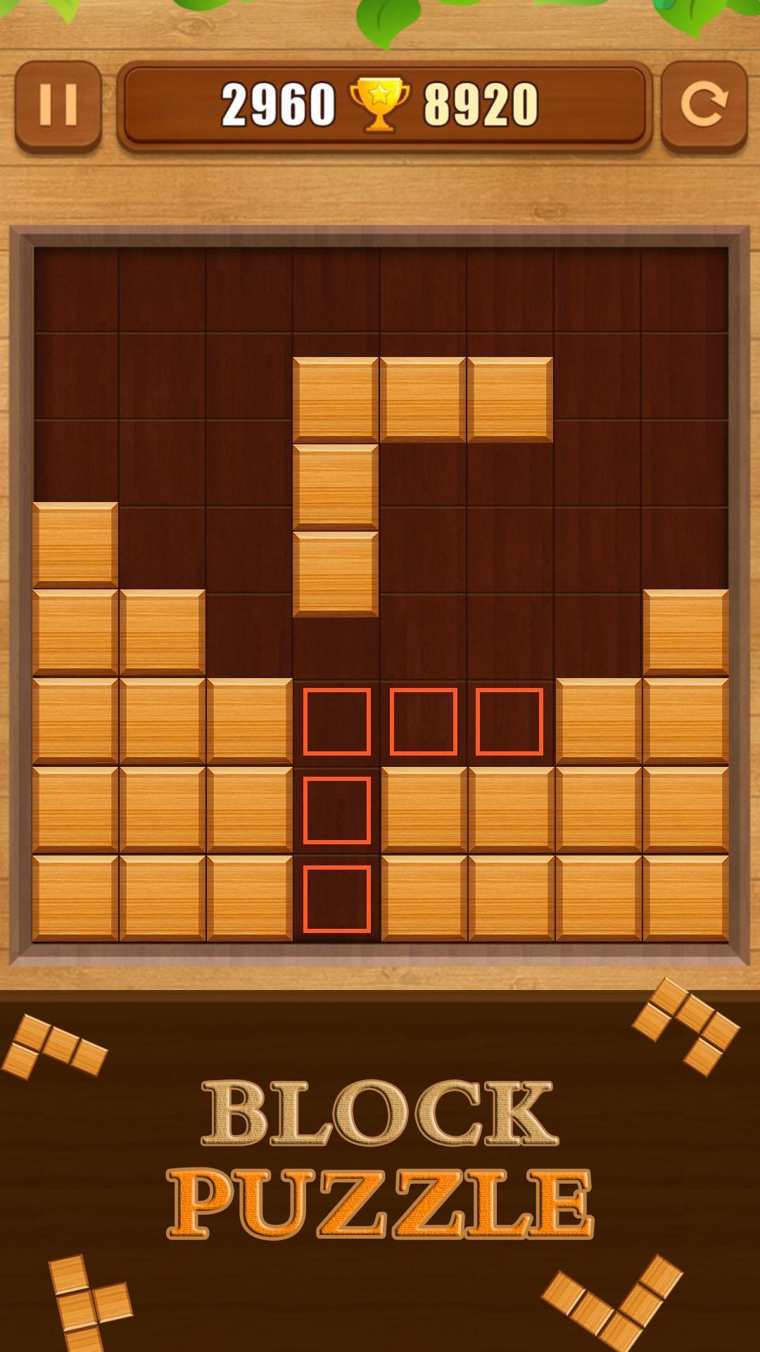 Wood Block Puzzle Game Screenshot