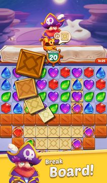 Gems Crush - Match 3 Jewels Ga Game Screenshot