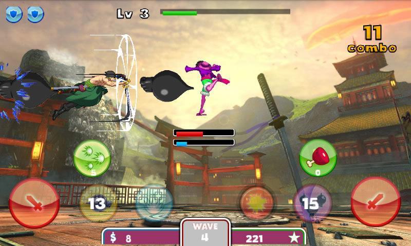 Screenshot of Luffy One Pirate Battle