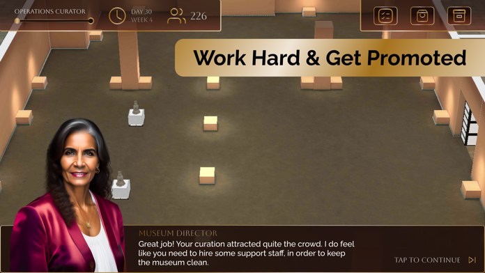 Indian Museum Tycoon Game Screenshot