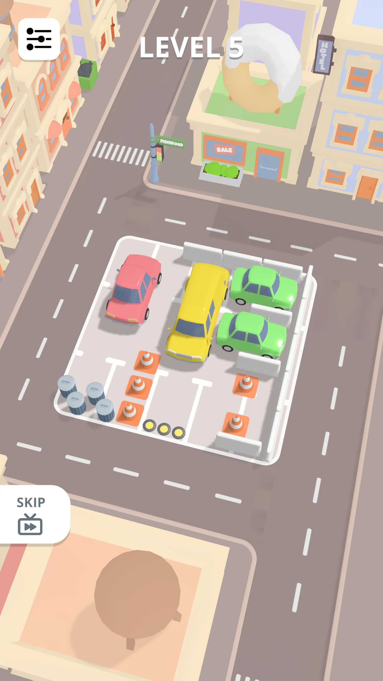 Screenshot 1 of ‎Rompecabezas de estacionamiento de autos - Juego de ciudad 10.0.0