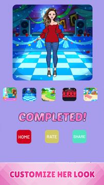 Sweet Paper Doll- Dress Up DIY Game Screenshot