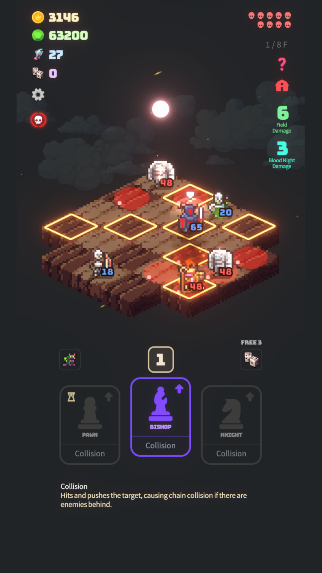 Blood Night (Chess Strategy) Game Screenshot
