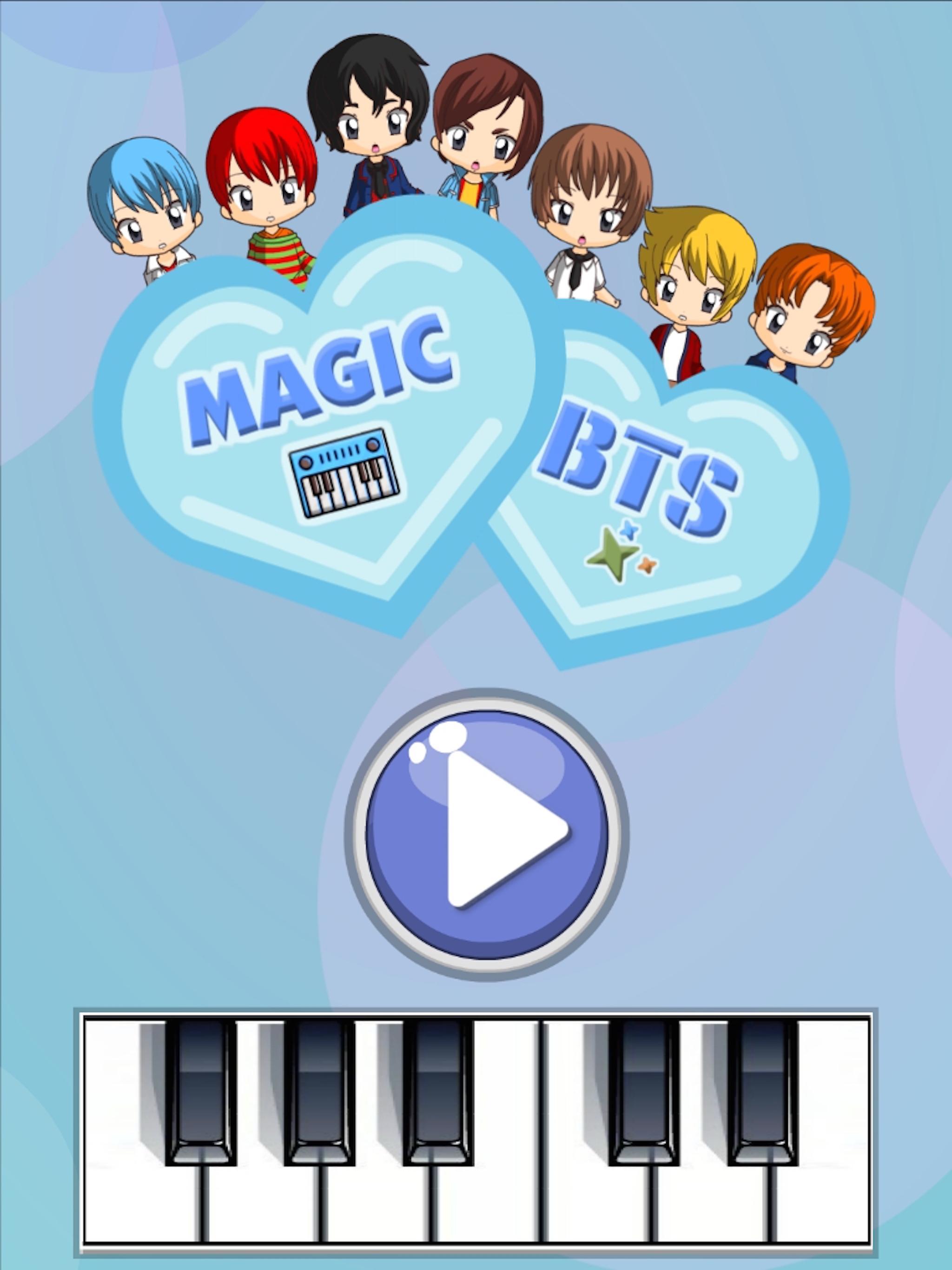 Magic Tiles - BTS Edition (K-Pop) Game Screenshot