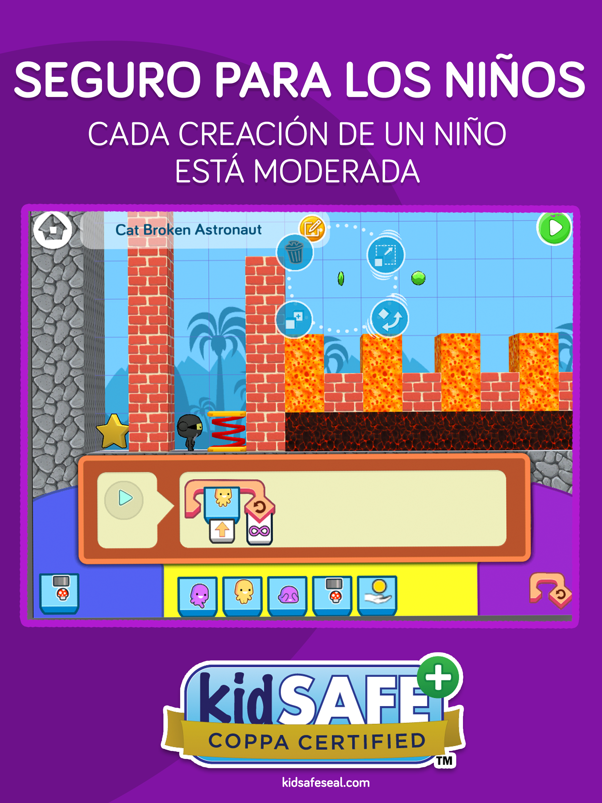 Captura de Pantalla del Juego codeSpark Código de niños