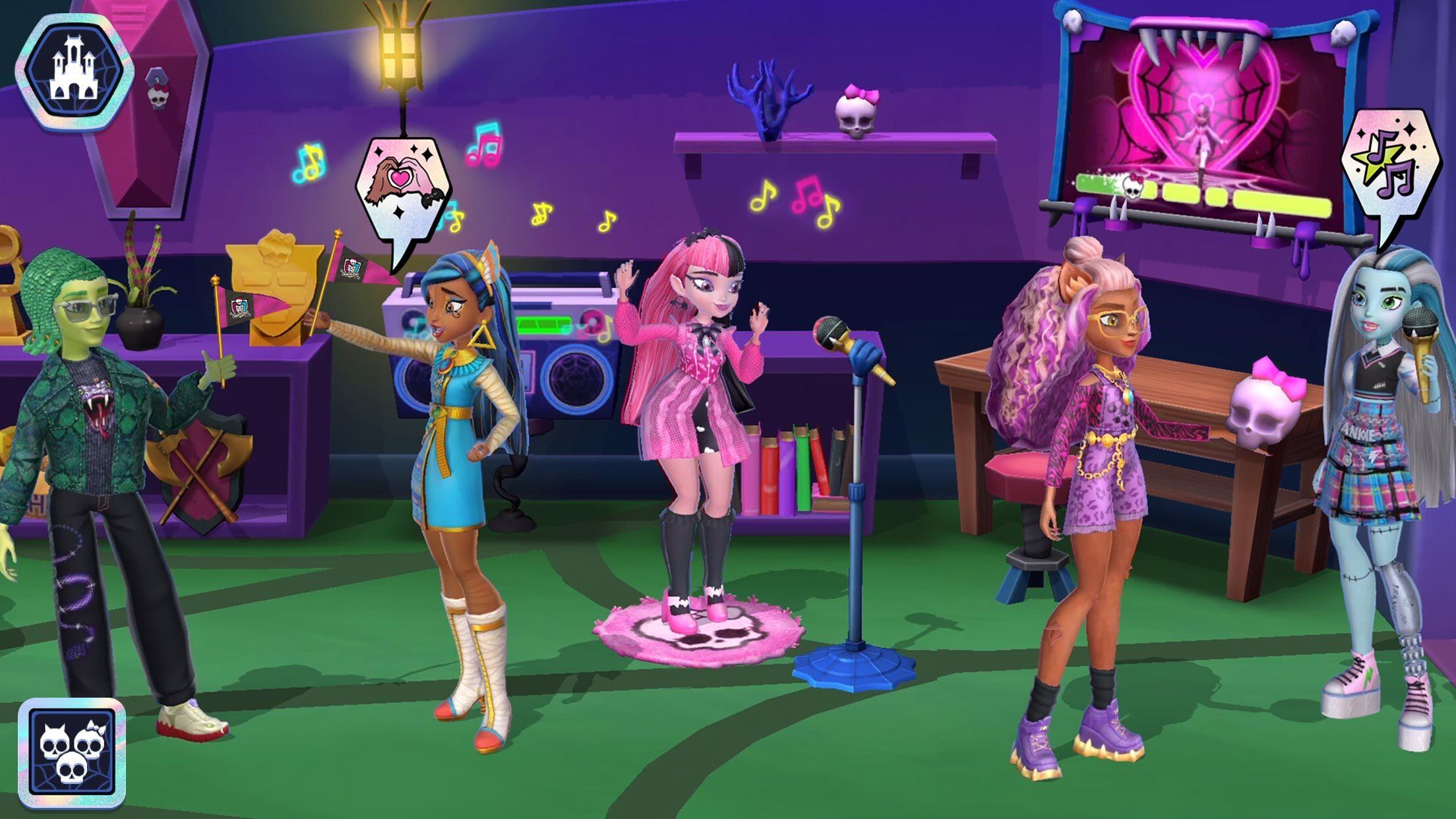 Monster High Fangtastic Life Game Screenshot