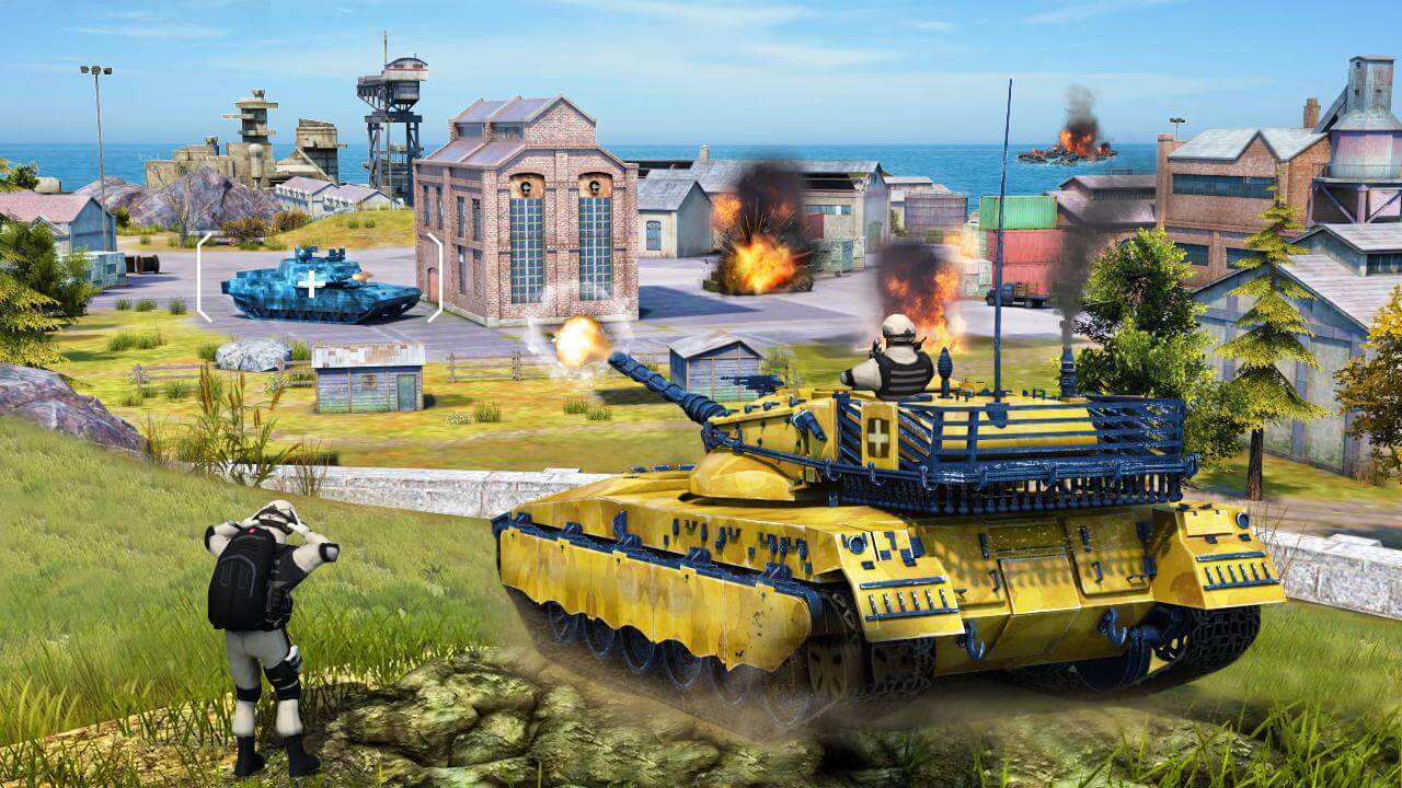 Tank Battle-War of Army Tanks ゲームのスクリーンショット