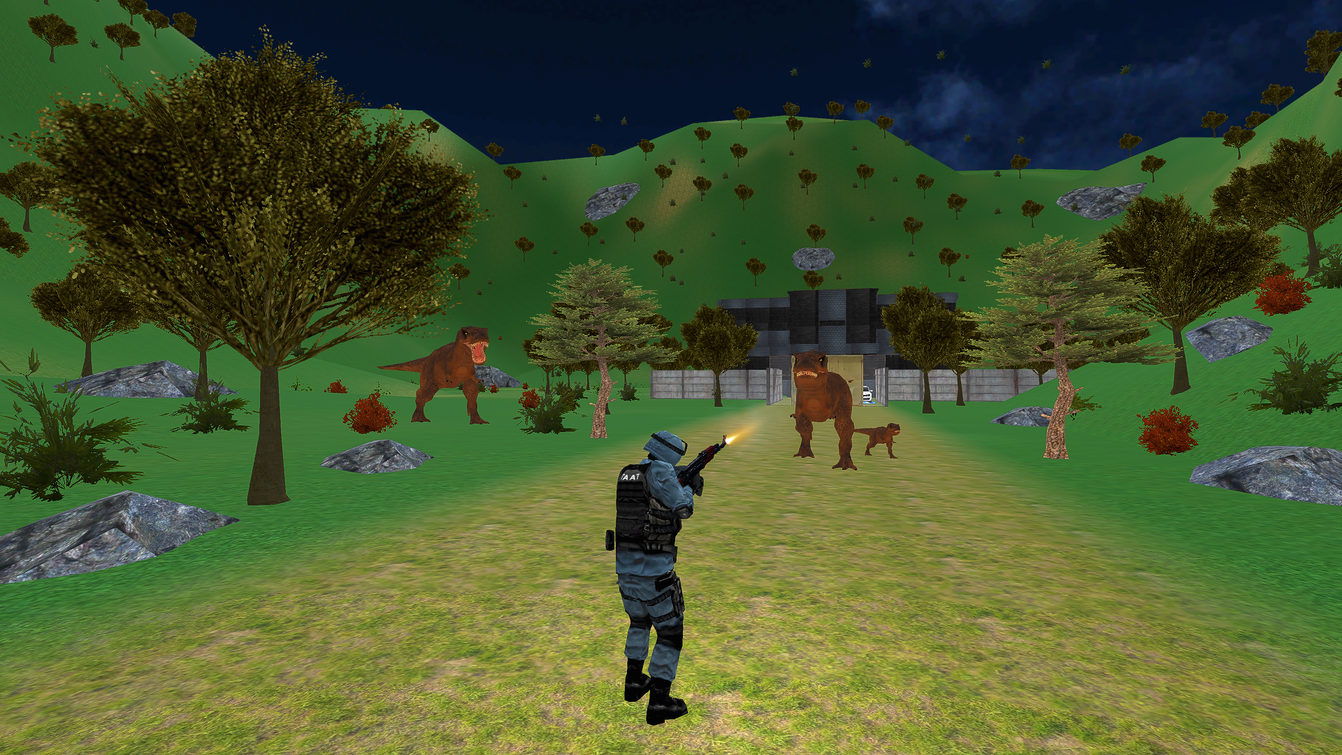 Screenshot 1 of Dinosauro giurassico che spara 3D 1.0.4
