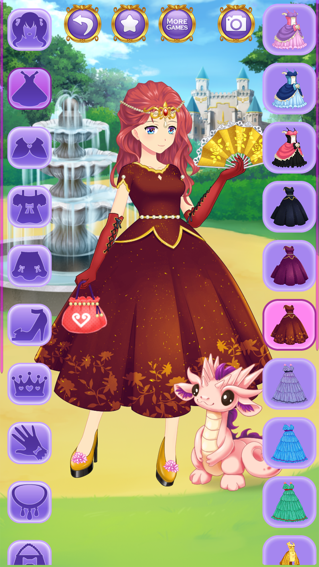 Screenshot 1 of Игры одевалки аниме принцессы 1.2.1