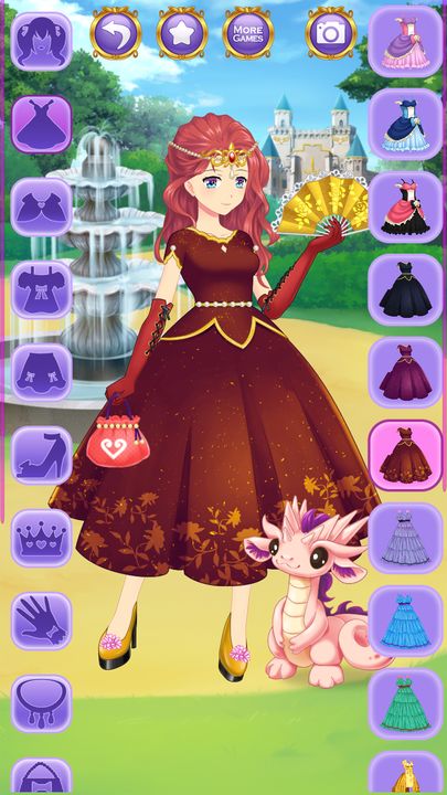 Screenshot 1 of Anime Princess Dress Up Games 1.2.1