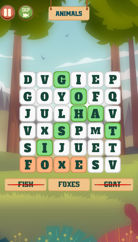 Hidden Words - Word Search Game Screenshot
