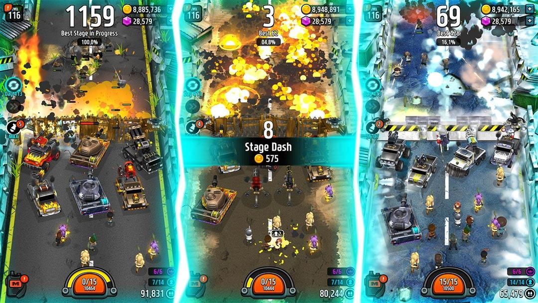 Screenshot of Zombie Defense King