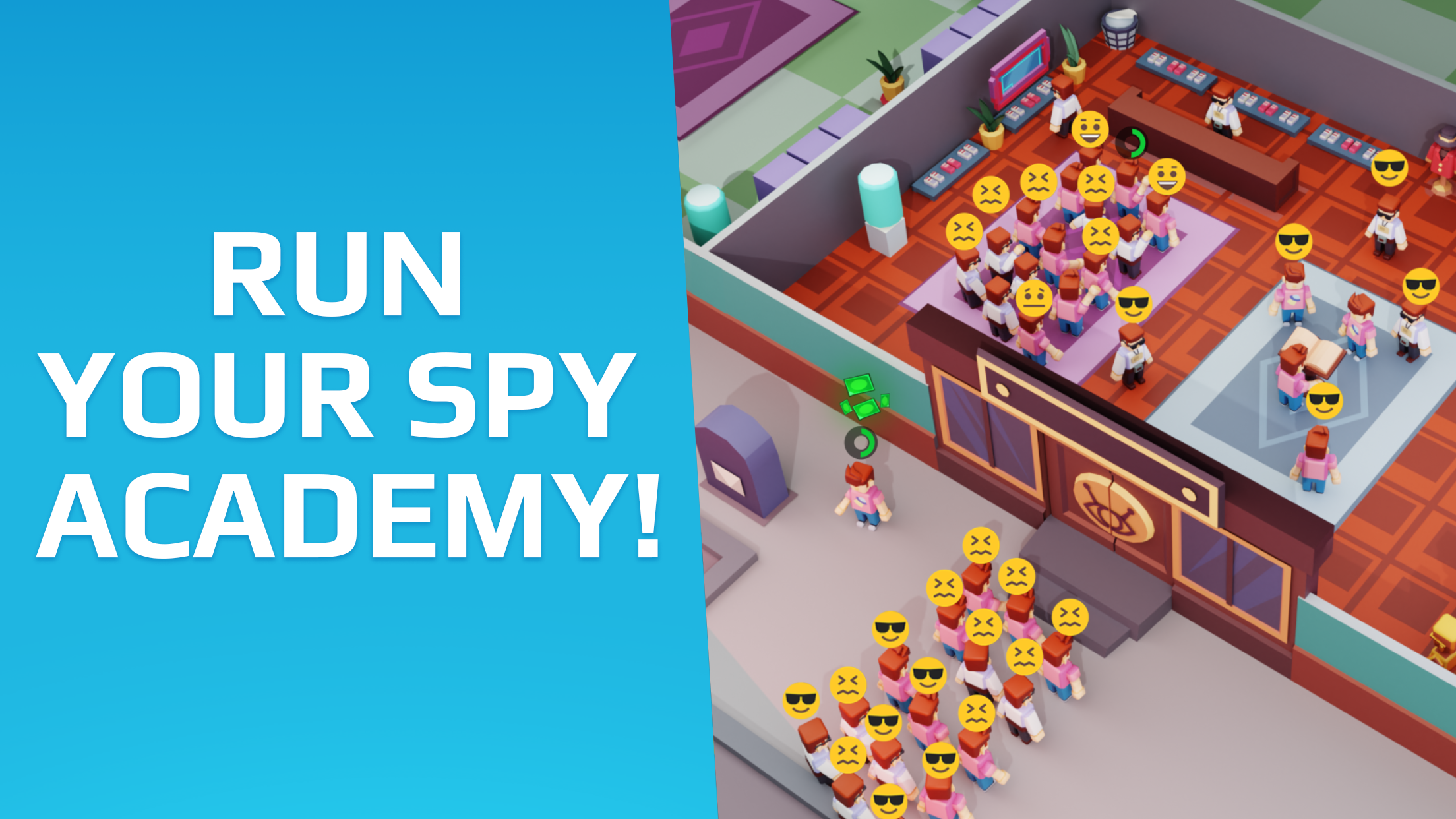 Screenshot of Spy Academy - Tycoon Games
