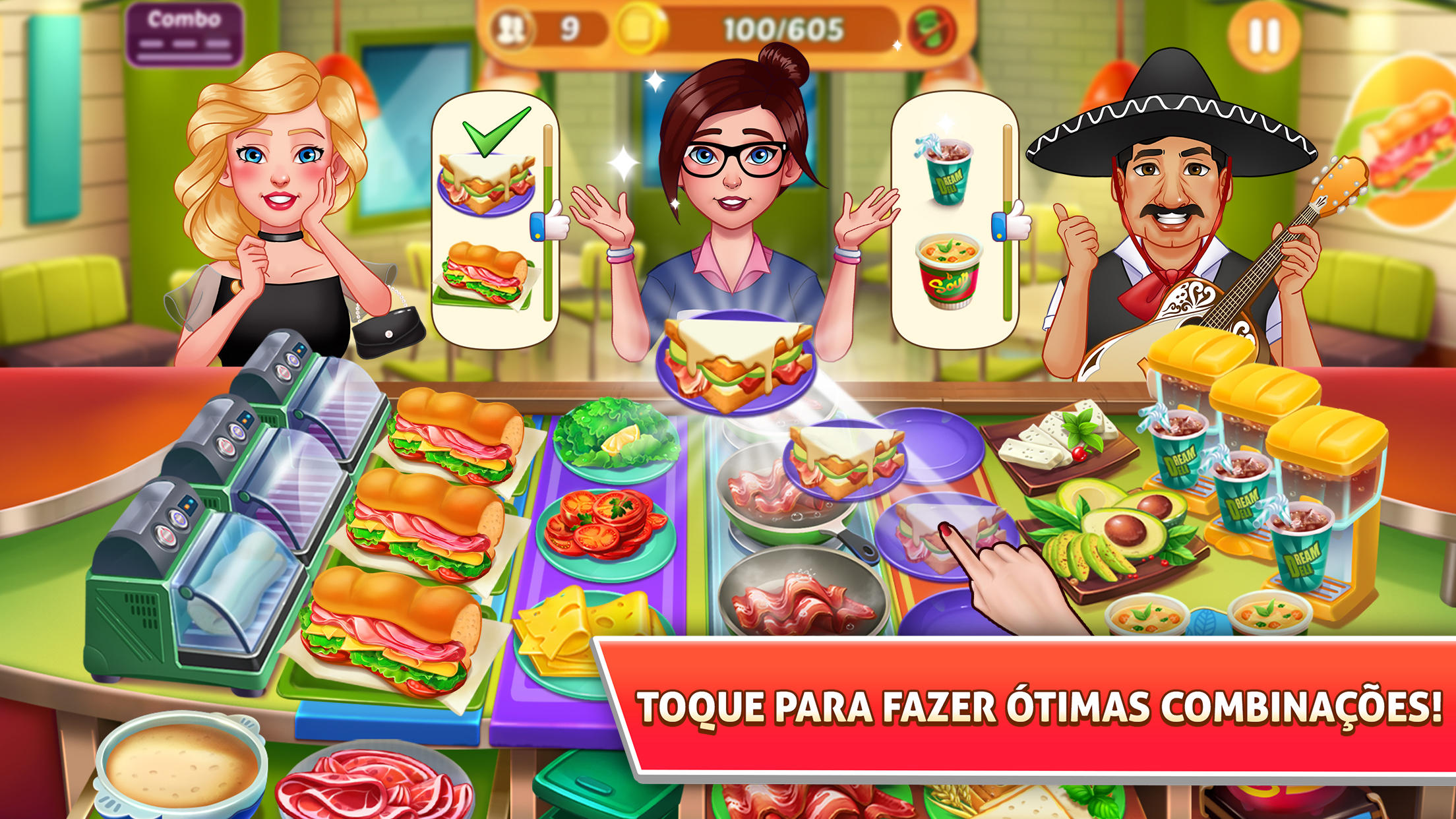 Captura de Tela do Jogo Kitchen Craze jogo de cozinhar