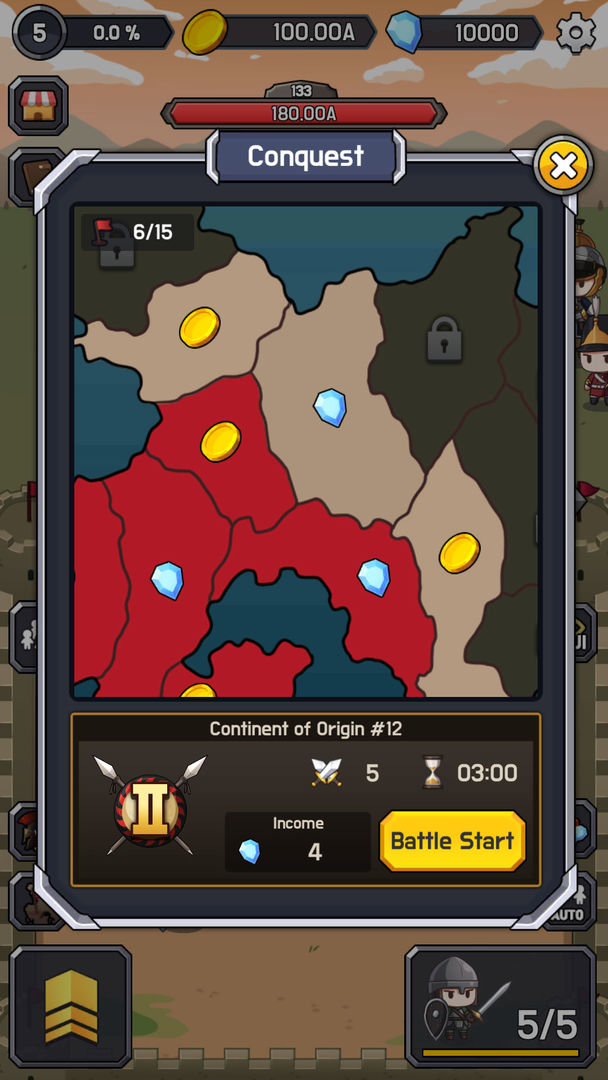Screenshot of Civilization Army - Merge Game