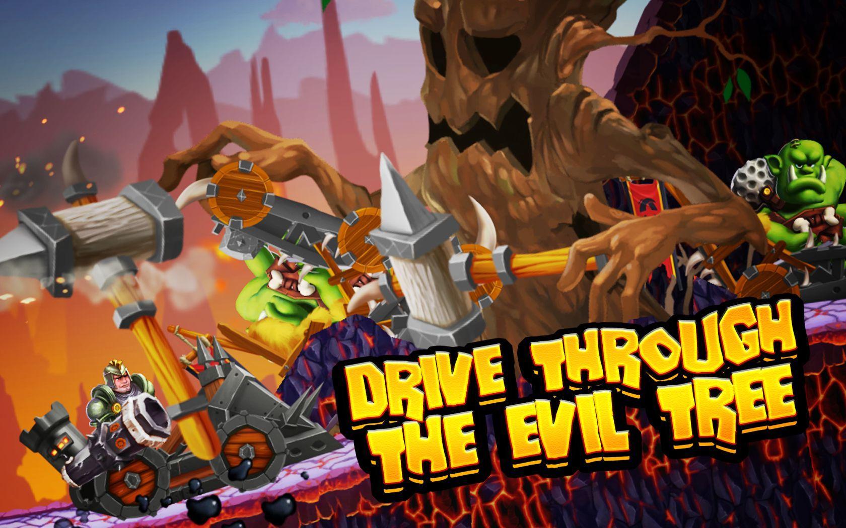 Screenshot of Smash and Drive: Orc Destruction Racing Game