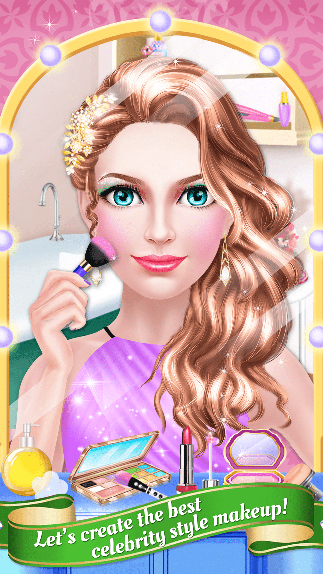 Hollywood Mom & Daughter Salon Game Screenshot