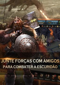 Captura de Tela do Jogo Elfos vs anões