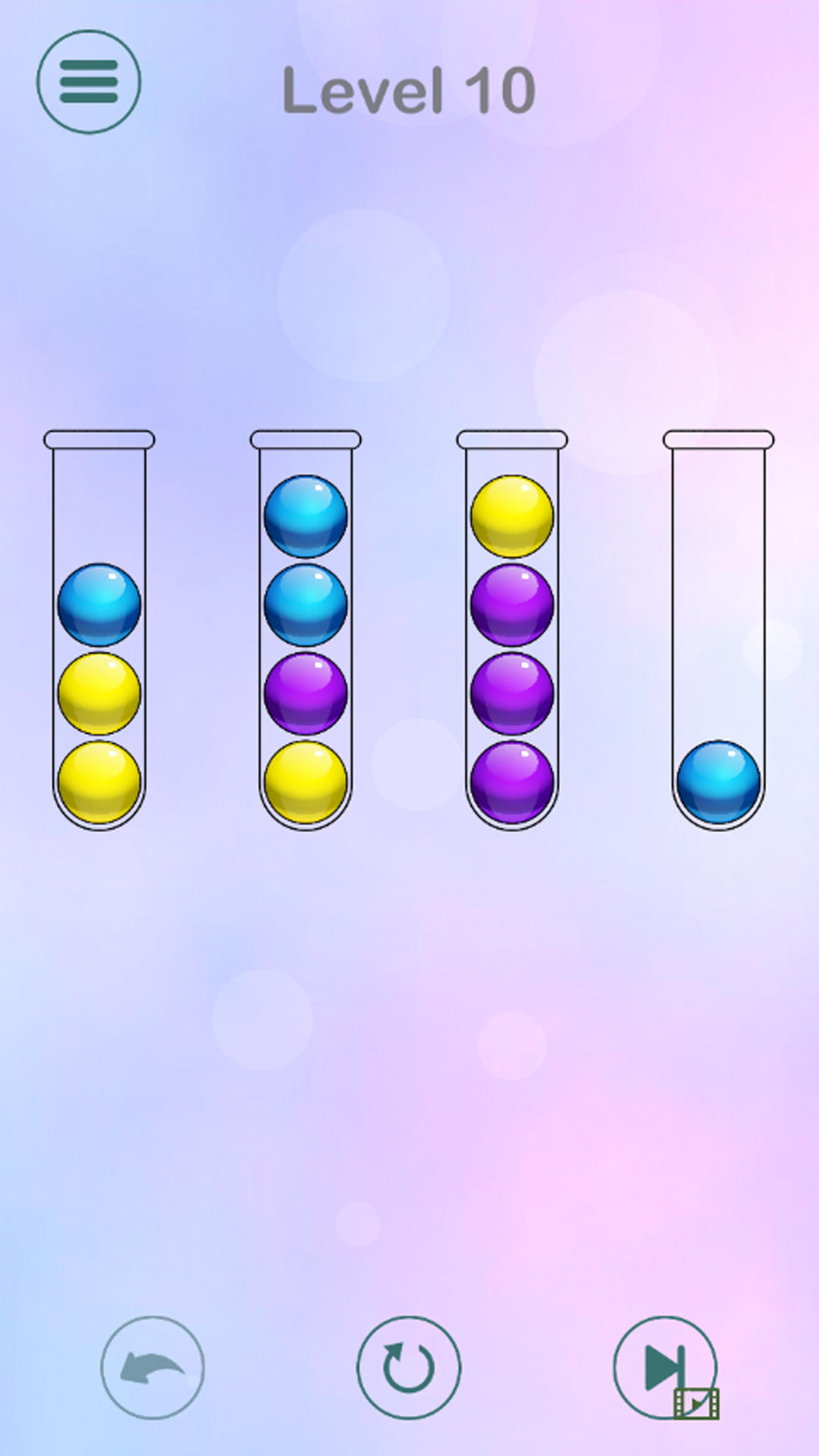 Ball Sort - Color Puzzle ゲームのスクリーンショット