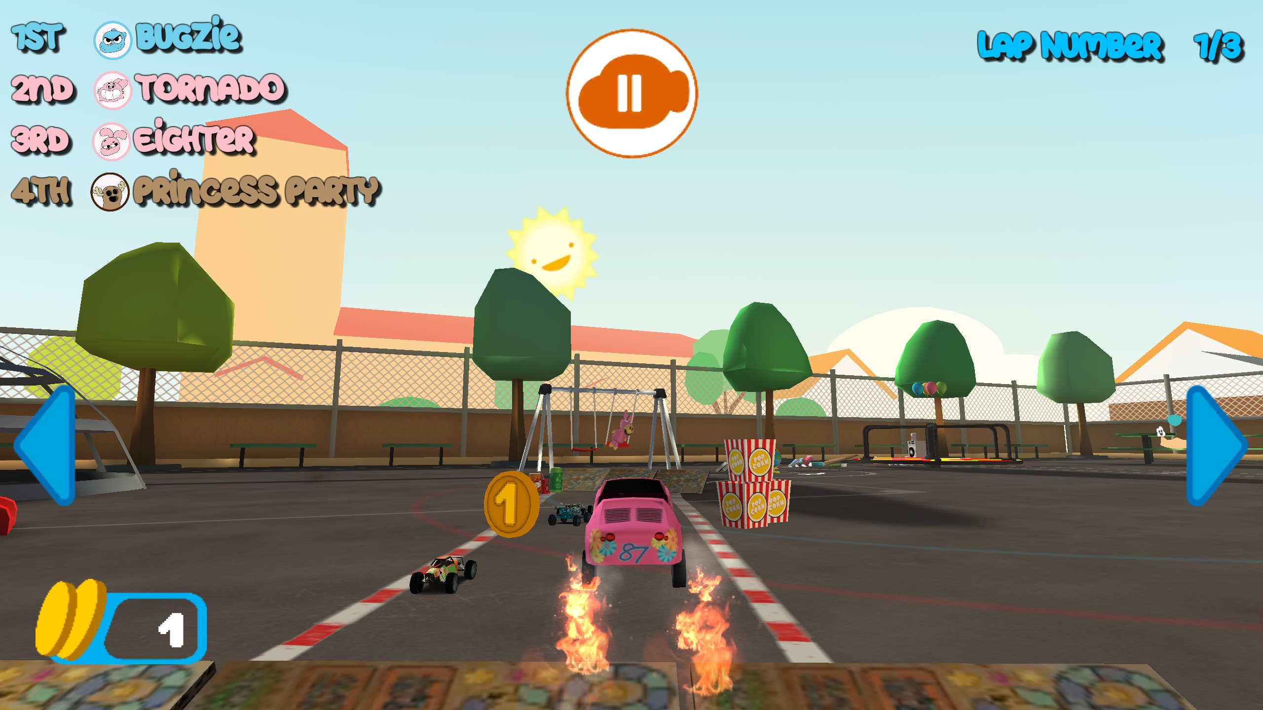 Gumball Racing Game Screenshot