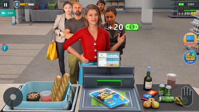 Supermarket Grocery Store Game Game Screenshot