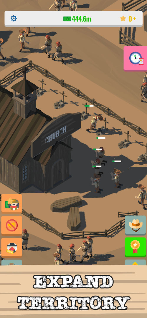 Idle Wild West 3d - Business Clicker Simulator 게임 스크린 샷
