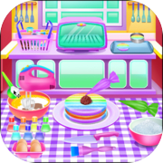 Jogos de Culinária Rainbow Cookies Factory