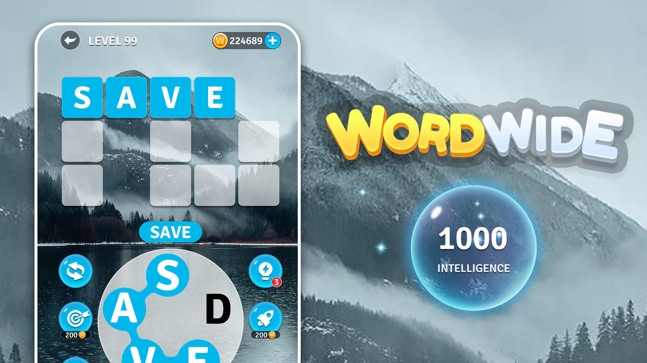 Wordwide: Letter Game Game Screenshot