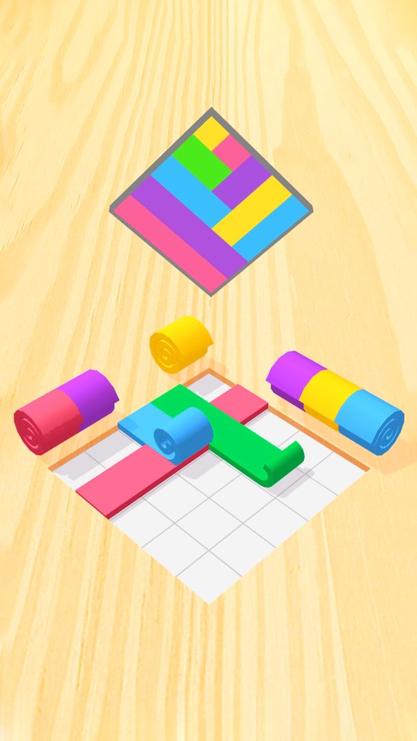 Screenshot of Color Roll 3D
