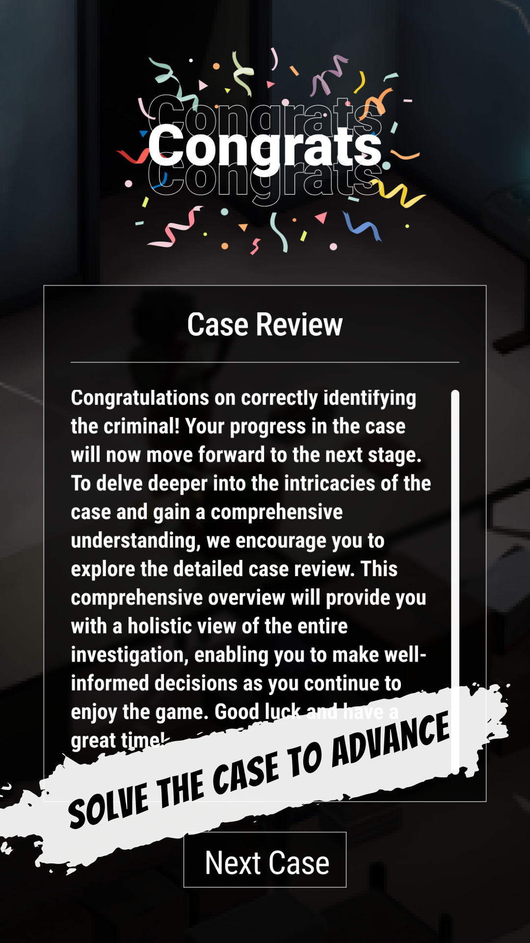 AI Suspects: Unmask AI Crime Game Screenshot