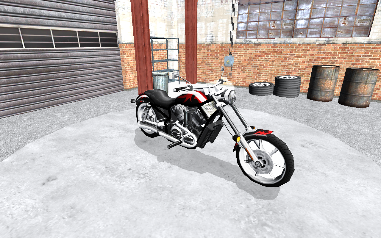 Moto Rider Game Screenshot