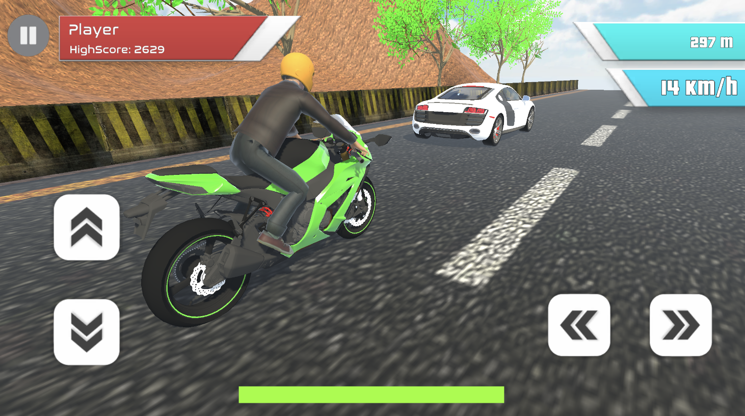 Screenshot of Ninja Bike Wala Game
