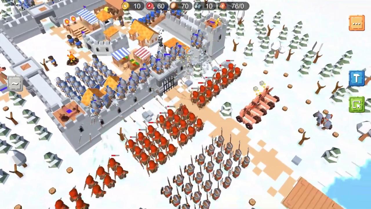 Screenshot of the video of RTS Siege Up! - Medieval War
