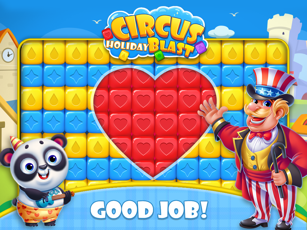 Screenshot of Circus Holiday Blast