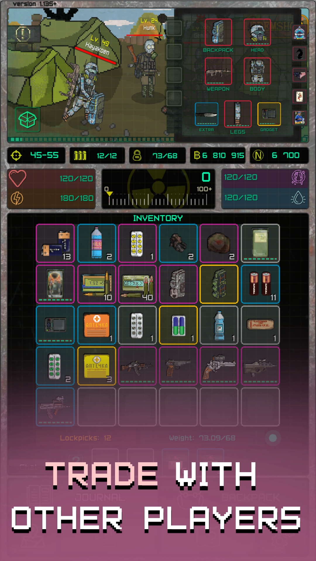Pocket ZONE Game Screenshot