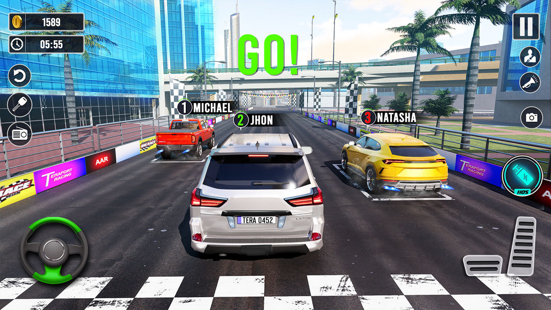 Racing Car Simulator Games 3D ภาพหน้าจอเกม