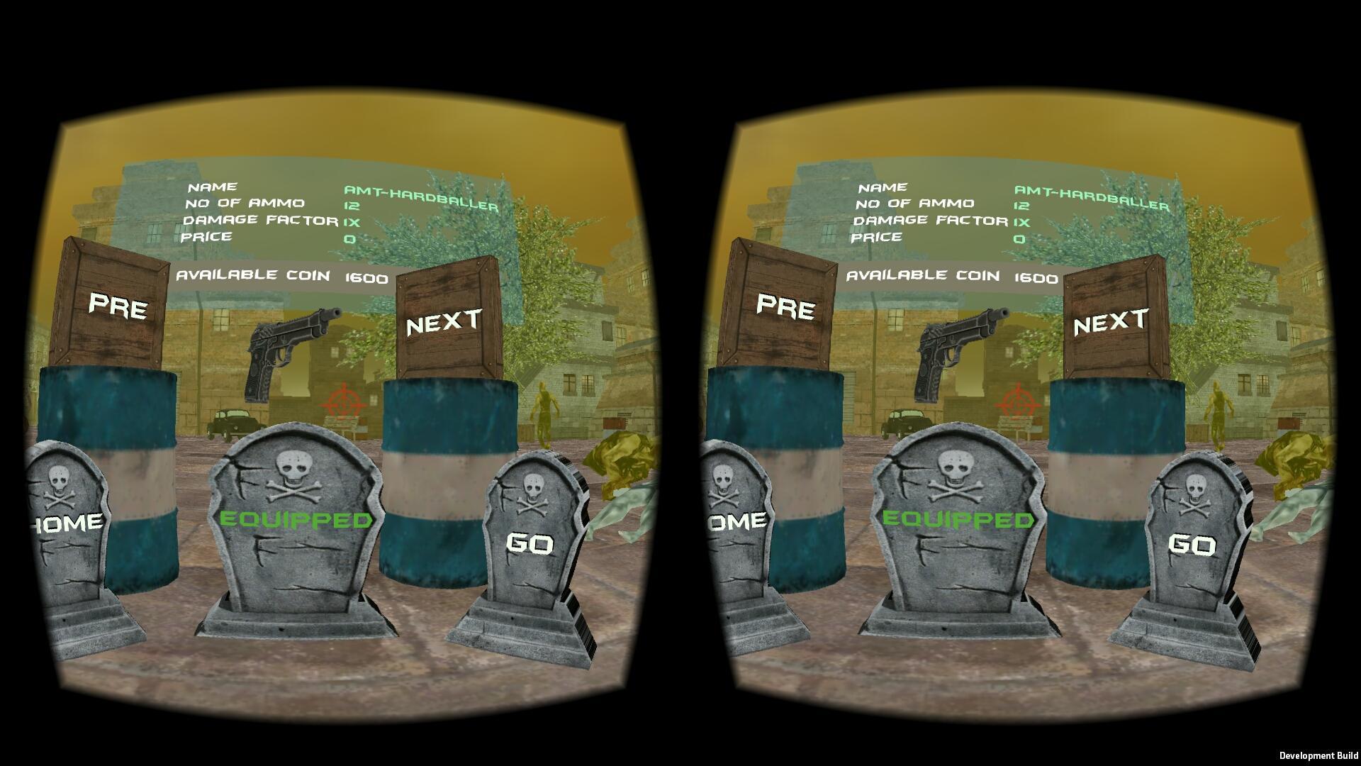 Zombie Shoot Virtual Reality Game Screenshot