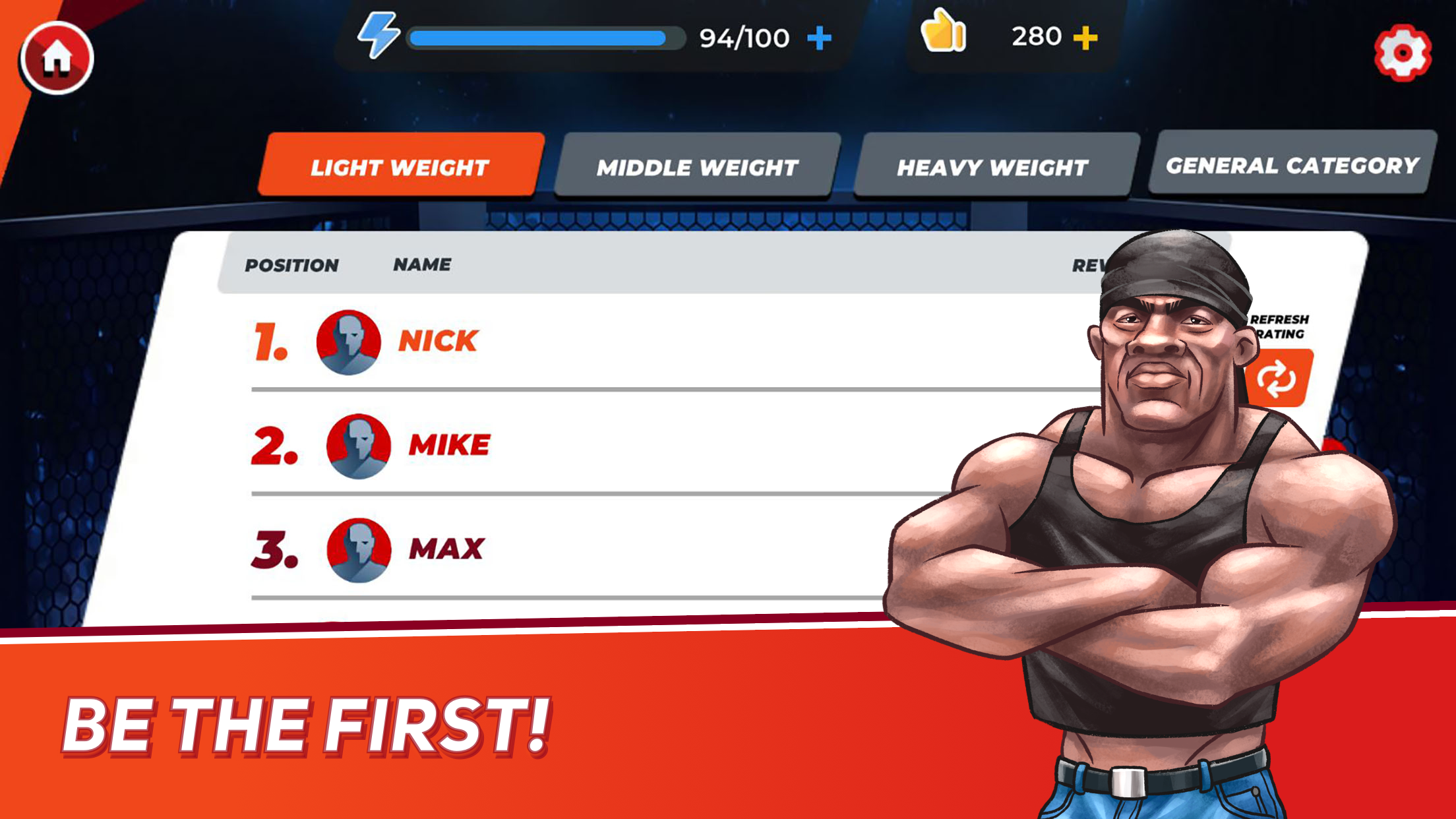 POP MMA Fighting game Game Screenshot