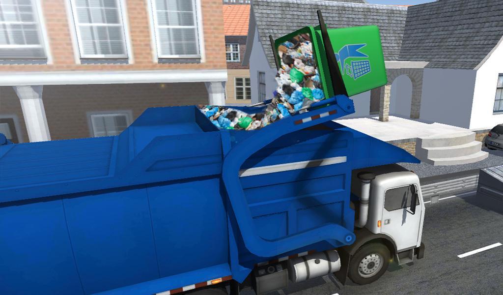 Screenshot of Road Garbage Dump Truck Driver