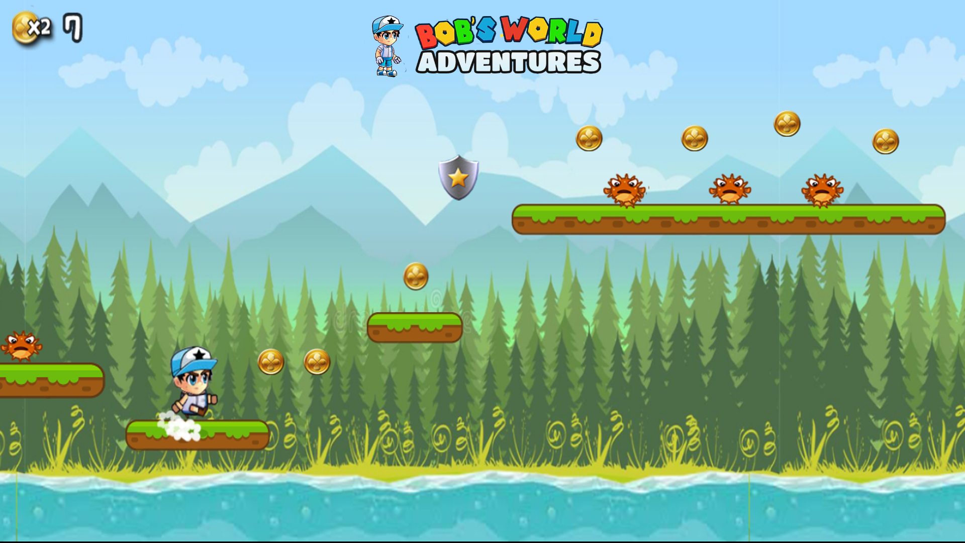 Bob Leps World Adventure ゲームのスクリーンショット