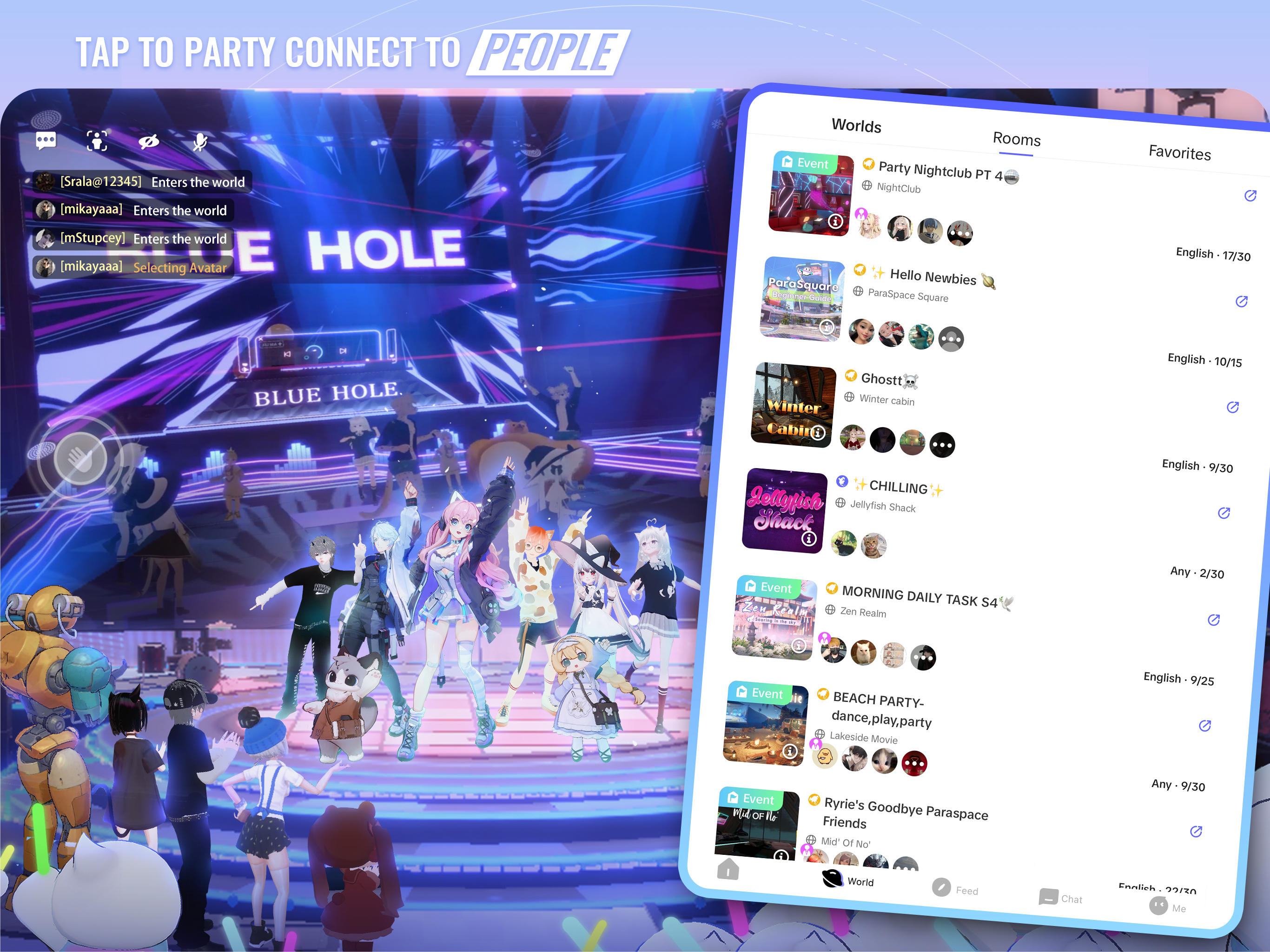 ParaSpace Game Screenshot