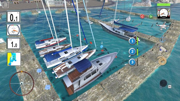Screenshot of Dock your Boat 3D