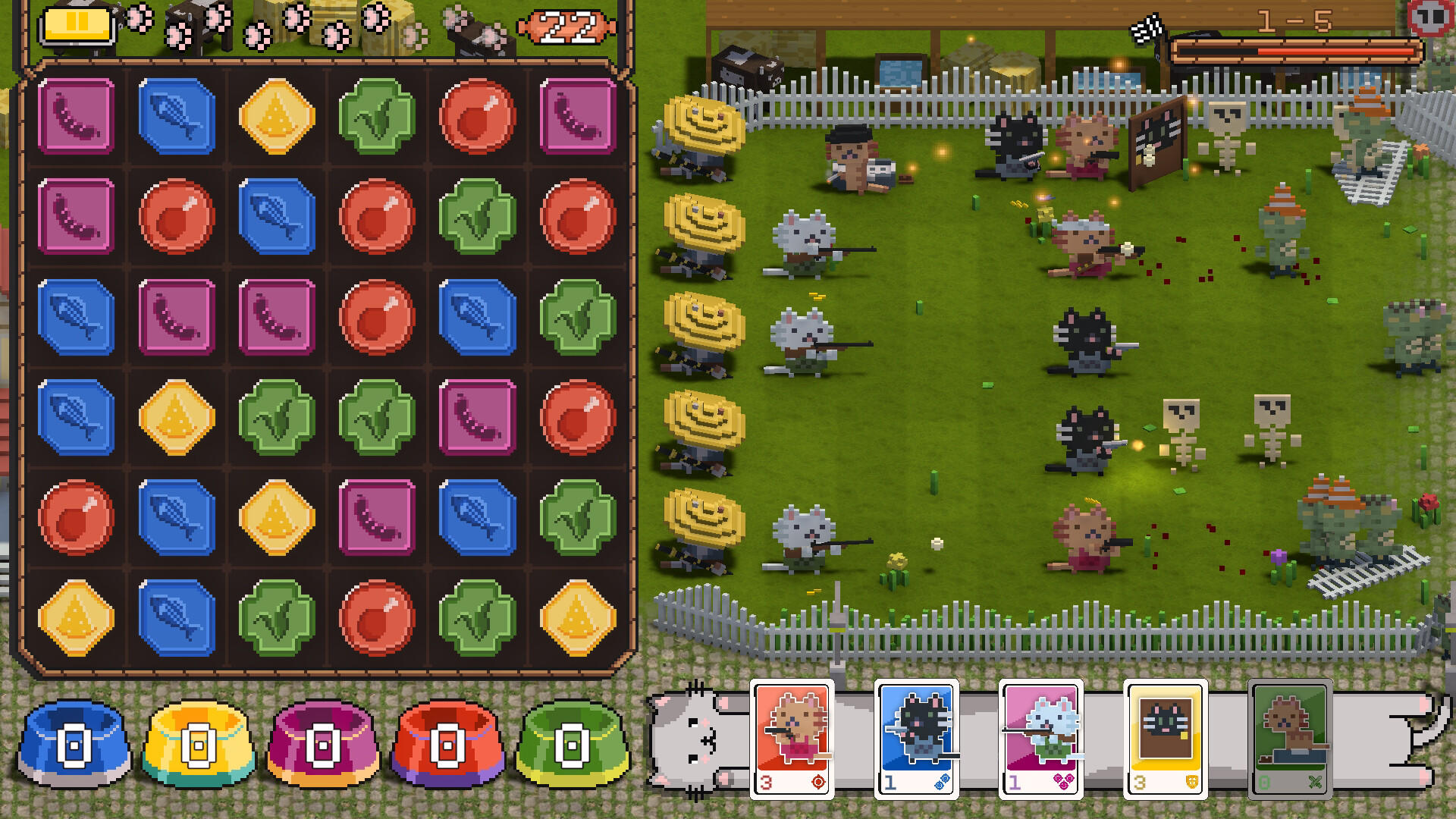 Cats on Duty Game Screenshot