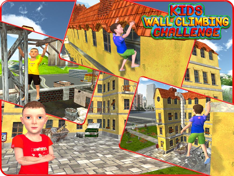 Kids Wall Climbing Challenge screenshot game