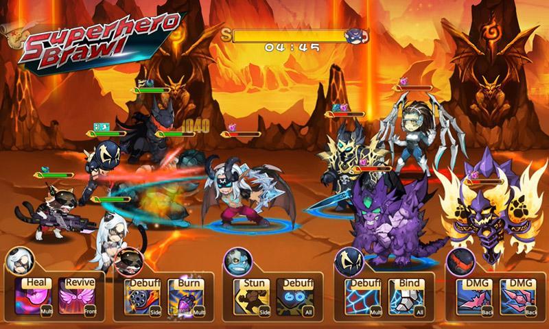 Captura de Tela do Jogo Superhero Brawl