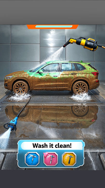 Satisfying Car Cleaning Games Game Screenshot